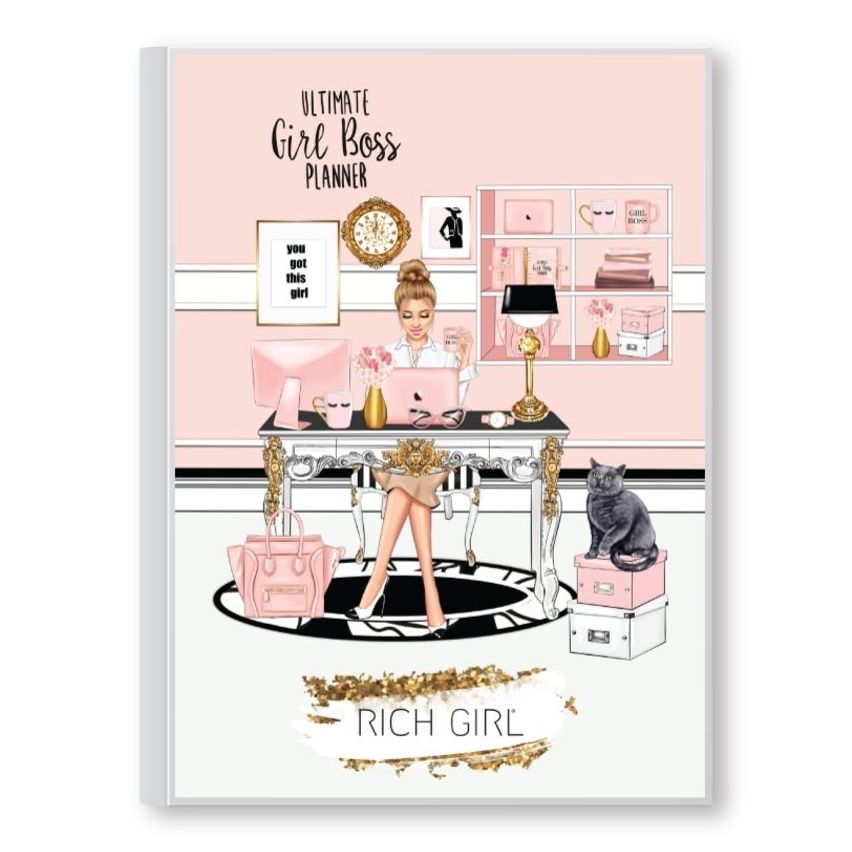 LADY BOSS BLOND КОМПЛЕКТ - планер + тефтер