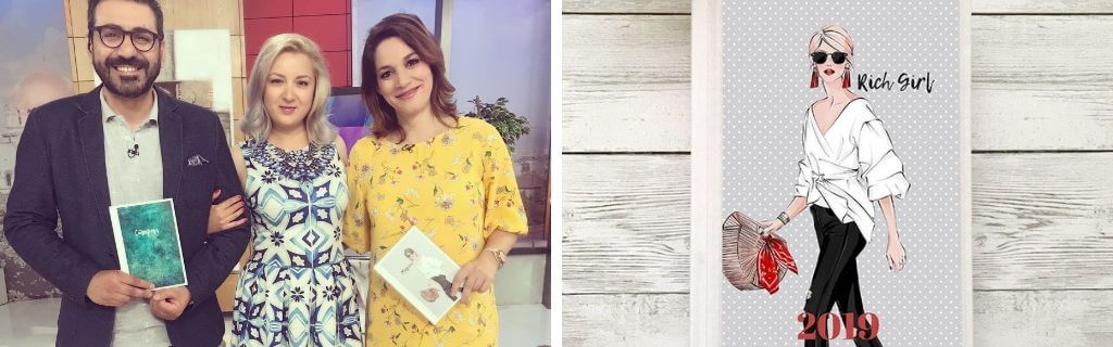 Мария и Стефан от „100% будни“ с уникални, персонализирани планери от RICH GIRL 